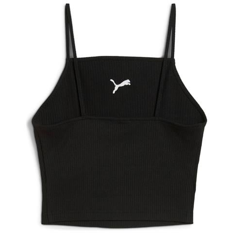 Wardrobe Ess Ribbed Tank Top 62977101, Donne, Nero, M - Foto 5