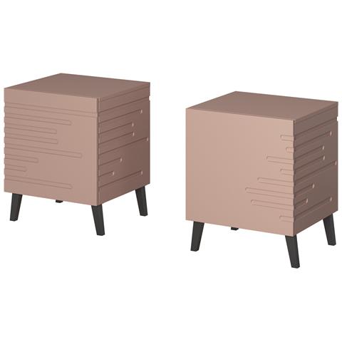 NOVA SZF RO comodino 1 cassetto /cassetti Rosa - Foto 1