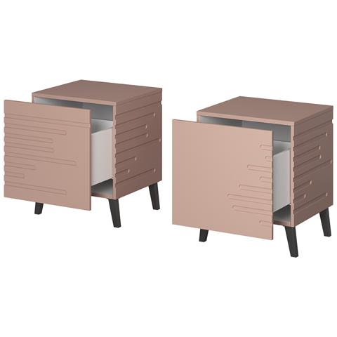 NOVA SZF RO comodino 1 cassetto /cassetti Rosa - Foto 3