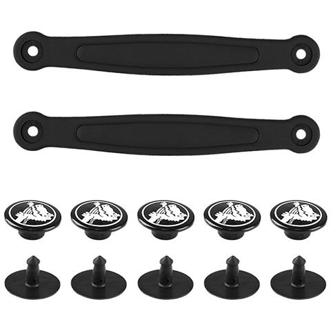 Cinturini Posteriori In Pvc Nero Per Zoccoli - Antiscivolo Black 38 - Foto 2