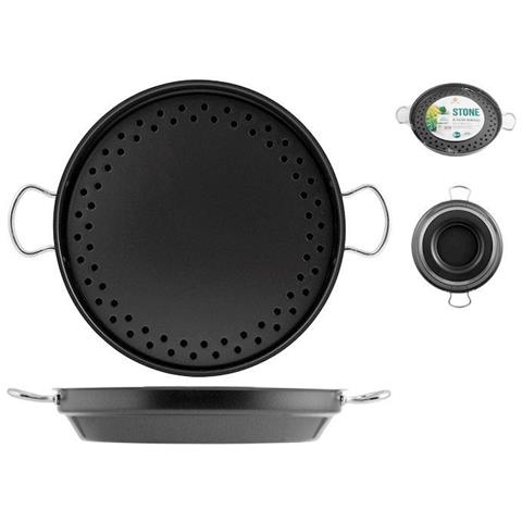 Barbecue-light 2 manici con rivestimento antiaderente cm 32 - Foto 1