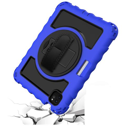 Custodia Per Ipad Air4 10.9” Con Supporto E Tracolla Blu - Foto 4