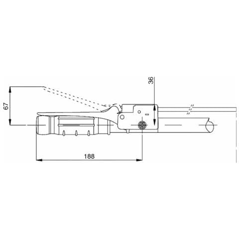 Leva Arresto Motore Per Benzina Con Ø Tubo 25/26mm - Foto 2