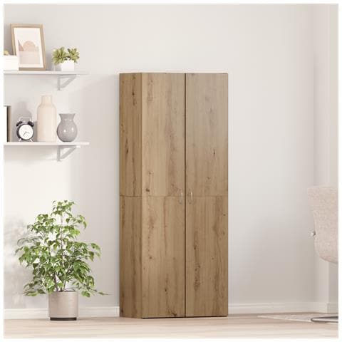 Mobile da Ufficio Set di 2 Quercia artigianale Legno ingegnerizzato - Foto 2