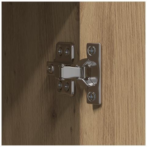 Mobile da Ufficio Set di 2 Quercia artigianale Legno ingegnerizzato - Foto 9