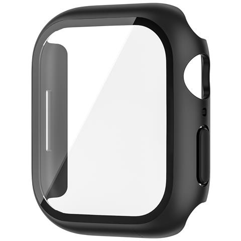 Custodia Protettiva Compatibile Con Apple Watch 40mm (serie 4/5/6) - Pc Nero E Vetro Temperato - Foto 1