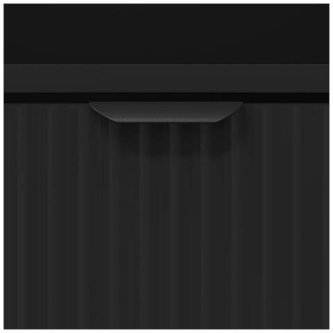 Mobiletto bagno alto Nero 31.5 x 33 x 190 cm Legno multistrato - Foto 9