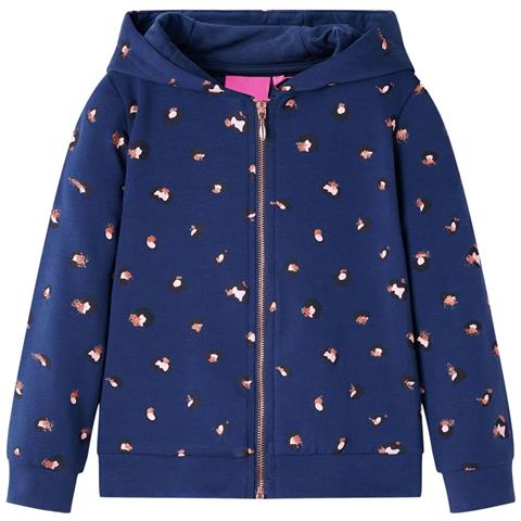 Felpa con Cappuccio per Bambini Blu Marino 104 - Foto 1