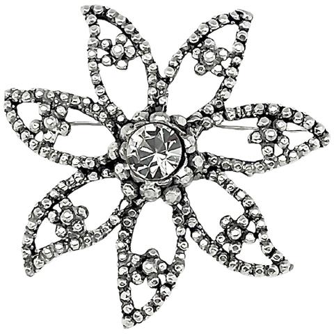 Spilla Girasole Con Cristallo Sw - Foto 1