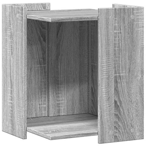 Recinto Lettiera Gatti Grigio Sonoma 60x40x40 cm in Truciolato - Foto 1