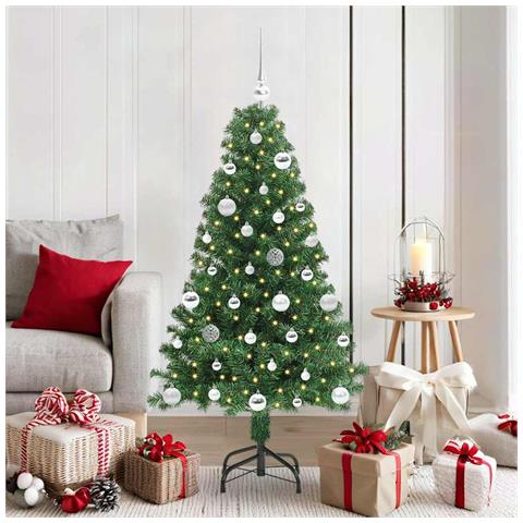 Albero di Natale artificiale con 150 LED Verde 150 cm - Foto 2