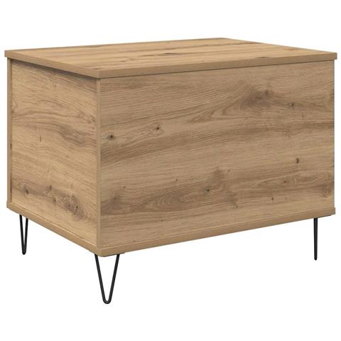 Tavolino da salotto Rovere artigianale 60 x 44,5 x 45 cm - Foto 1
