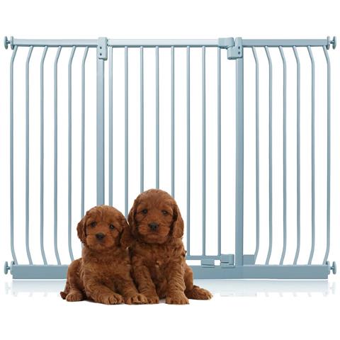 Bettacare Cancelletto Per Cani Elite Extra Alto, 143cm - 152cm, Grigio Opaco, Extra Alto Con 100cm Di Altezza - Foto 1