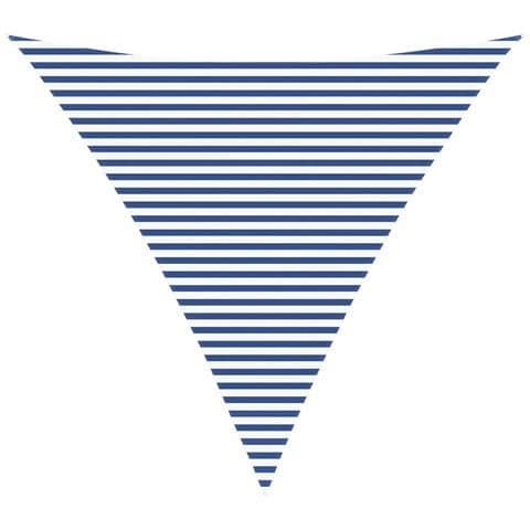 Vela da ombra solare Blu e Bianco 6 x 6 x 6 m - Foto 1