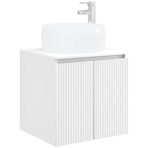 Mobile Lavabo da Parete Bianco 49,5 x 44,5 x 66 cm - Foto 1