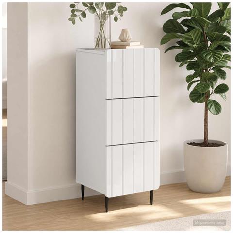 Mobile con Cassetti Bianco 33 x 34,5 x 92 cm - Foto 2