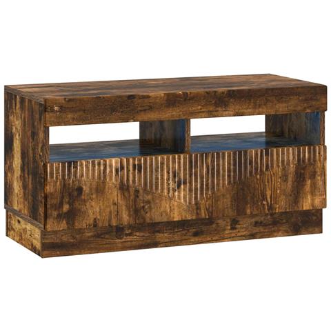 Mobile TV LED Rovere Fumo Legno ingegnerizzato - Foto 1