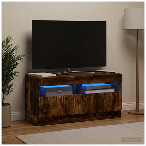 Mobile TV LED Rovere Fumo Legno ingegnerizzato - Foto 2