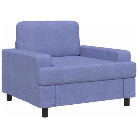 Poltrona Blu jeans Tessuto - Foto 1