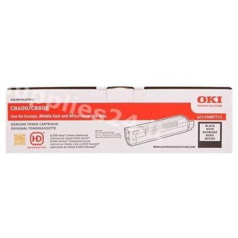 43487712 Toner Originale Nero per C8800 Capacità 6000 Pagine (006R03317) - Foto 2