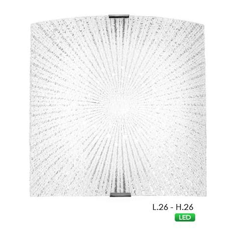 F. A. N. EUROPE Lighting applique CHANTAL vetro bianco sfumato - Foto 2