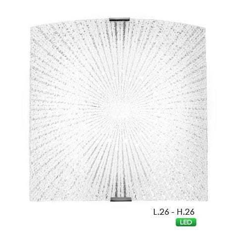 F. A. N. EUROPE Lighting applique CHANTAL vetro bianco sfumato - Foto 1