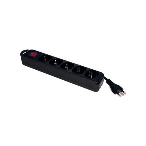 FMP5IIG5B MULTIPRESA 10A + INTERRUTTORE Nera - Foto 2