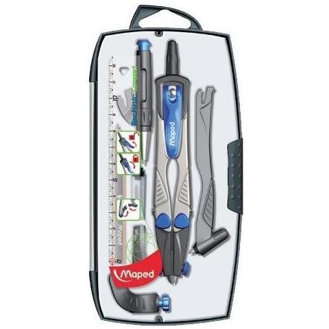 Compasso con Aste Pieghevoli 7 Pezzi - Foto 2