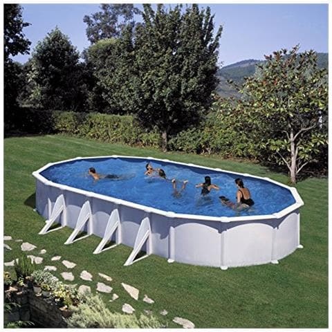 Liner Overlap Piscina Ovale, Polietilene, 40/100 610x375xh. 120 Cm - Foto 1
