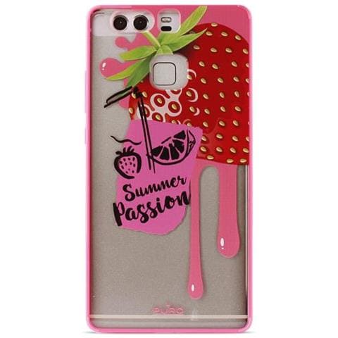 Cover PC+TPU per Huawei P9 5.2" "Summer Juice" Strawberry Rosso - Foto 1
