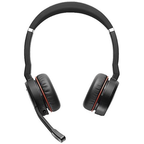 Evolve 75 Ms Stereo Stereofonico Padiglione Auricolare Nero, Rosso Cuffia E Auricolare 7599-832-109 - Foto 1