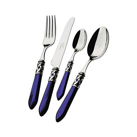 Posate Aladdin, Set 75 Pz. Scatola Gallery - Blu Argento - Foto 1