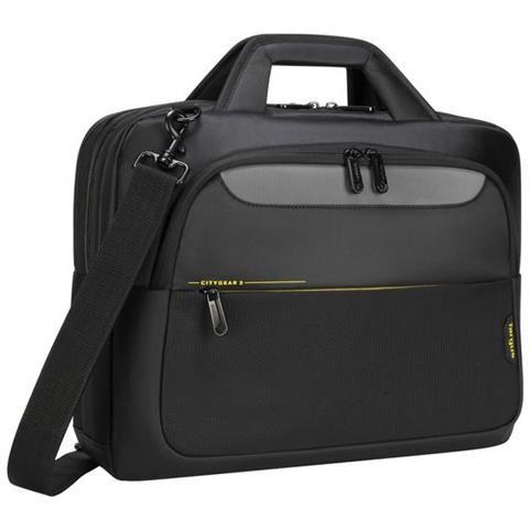 Citygear Borsa Per Notebook 35,6 Cm (14"") Valigetta Ventiquattrore Nero - Foto 1