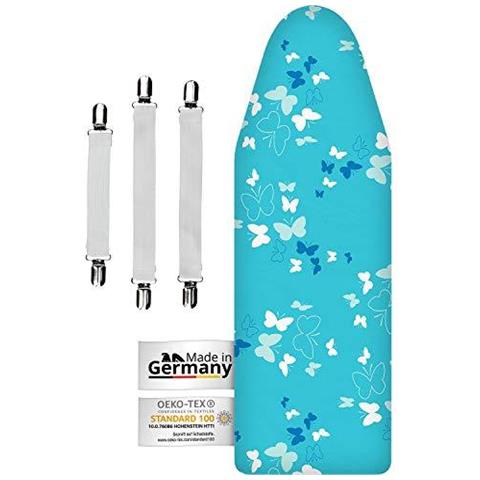 Smart Dolce Ad Alta Velocit Imbottito Ferro Coperchio Della Scheda Fino A 120x40cm - 100 Cotone Di Strato Superiore Di Oeko-tex Testati Per Sostanze Nocive - Alluminio Calore E Vapore Di Riflessione Con 3 Clip - Foto 1