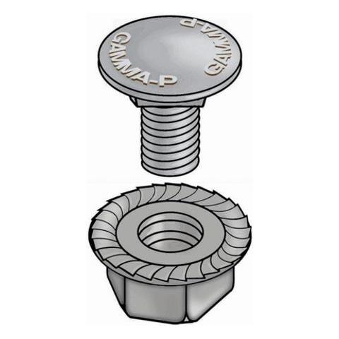 Sist. Supporto-bullone+dado M6x10 Inox 316l - 03v1m610l - Foto 1