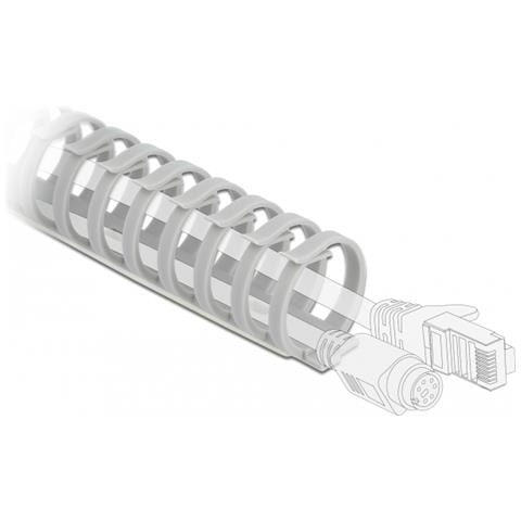 Canalina flessibile autoadesiva da 35 x 30 mm - lunghezza 50 cm grigio - Foto 2