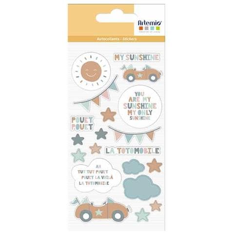 Sticker Puffies Car - Simpatiche Filastrocche - Foto 1
