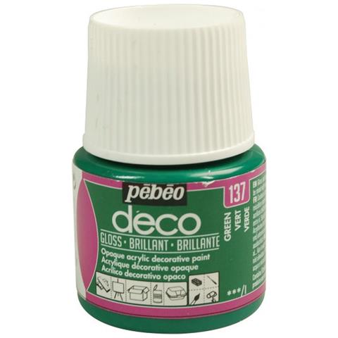 Pittura Acrilica Opaca Brillante - Verde - 45 Ml - Foto 2
