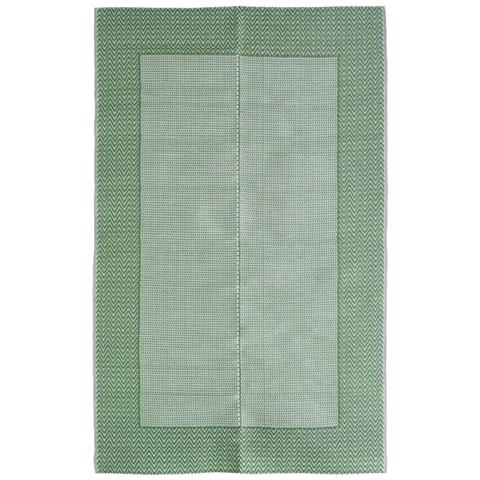 Tappeto Da Esterno Verde 190x290 Cm In Pp - Foto 1