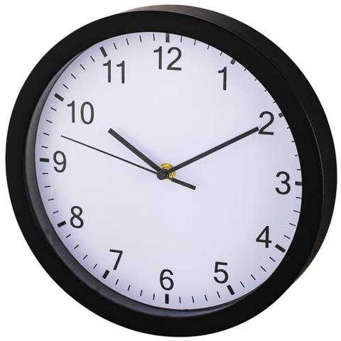 Orologio Da Muro Pure, 25 Cm, Movimento Silenzioso, Nero - Foto 1