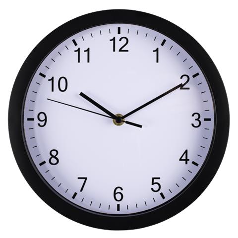 Orologio Da Muro Pure, 25 Cm, Movimento Silenzioso, Nero - Foto 3