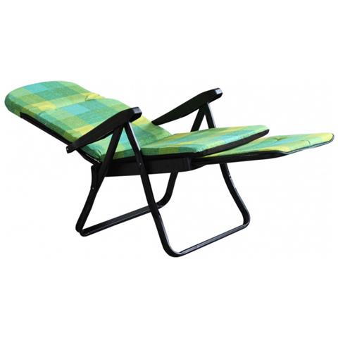 Sdraio Cipro Modello Carrello Verde E Giallo Scozzese - Foto 1