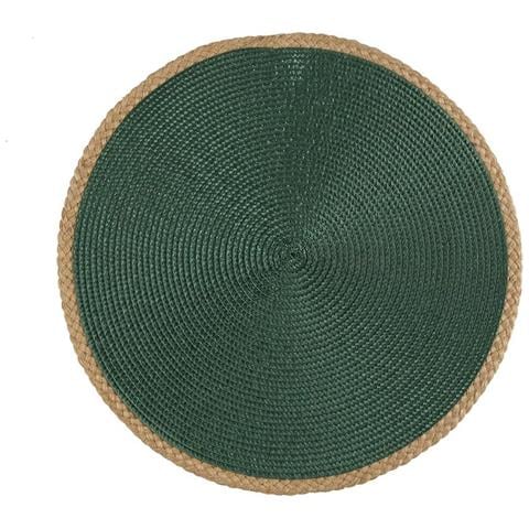 Sottopentola Verde Juta Polipropilene Giacinto D'acqua 38 X 38 Cm - Foto 2