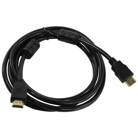 Cavo Hdmi V1.4 Ethernet Tipo A Con Filtro - 19/19 Maschio /maschio Placcato Oro 3m Nero - Foto 2