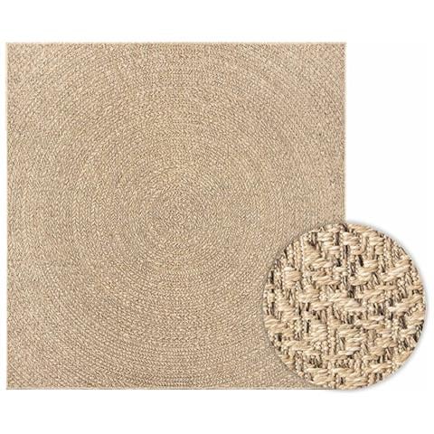 Tappeto Zizur 200x200 Cm Aspetto Iuta Per Interni Ed Esterni - Foto 2