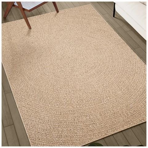 Tappeto Zizur 200x200 Cm Aspetto Iuta Per Interni Ed Esterni - Foto 3