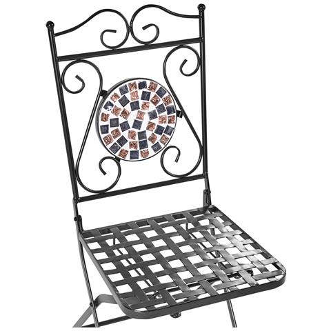 Set Di 2 Sedie Metallo Nero Carpino - Foto 8