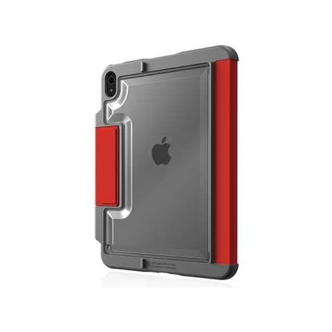Custodia Per Ipad 10,9"" 2022 Dux Plus Rinforzata Slot Da Apple Pencil, Rosso - Foto 1