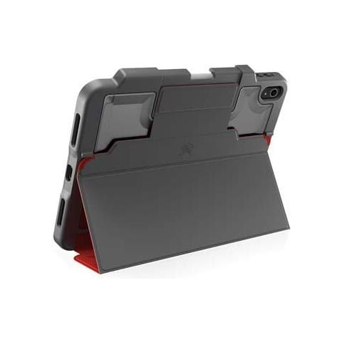Custodia Per Ipad 10,9"" 2022 Dux Plus Rinforzata Slot Da Apple Pencil, Rosso - Foto 3
