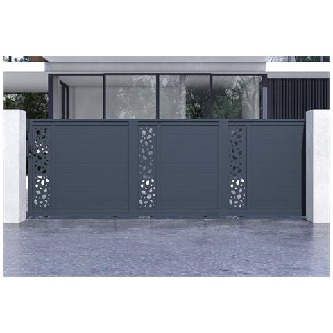 Cancello Scorrevole 5m Sunny H. 160 Grigio Alluminio - Foto 8